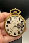 Elgin 1899 Open Face 15 Jewel Pocket Watch Working #7683861 Gold Color. Fixed Price $99.99.