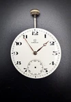 Vintage 1900'S Omega Pocket Watch Dial, Hands, Movement - Running. Fixed Price $200.00.