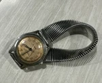 Vintage Minerva Swiss Mechanical Watch 1940S-WW2 Stainless Back (non-working). Fixed Price $99.99.