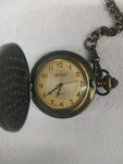Benrus Eagle Pocket Watch Quartz With Singapore Movement And Chain... New.... Fixed Price $15.00.