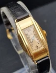 Omega Art-deco C1930'S Gold Plated Tonneau Ladies Cocktail Watch. Fixed Price $604.22.