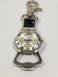 Silver Tone Fleur De Lys Eagle Clip Bottle Opener Pocket Watch. Fixed Price $17.99.