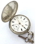 C1885 Nsw Retailer, Signed "wm Kerr, Sydney" Sterling Silver Fusee Pocket Watch. Fixed Price $259.81.