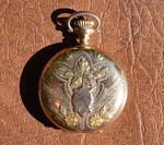 Vintage Hampden Diadem 3/0S Pocket Watch Multi Color 25 Years Gold Filled Runs. Fixed Price $299.99.