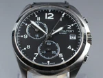 EXC+4 Hamilton Khaki H765120 Chronograph Black Qz Men's Watch From Japan. Fixed Price $249.99.
