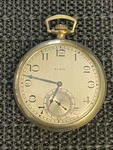 1925 Elgin Gr. 303 Pocket Watch Double Stock Gold Filled Engraved Case 12S Runs. Fixed Price $190.00.