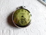 Rare 1932 Vintage Everbrite Ideal Pocket Watch Ingraham Co. - Runs !. Fixed Price $89.00.