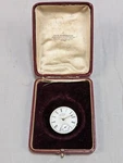 1873 American Waltham Porcelain Dial Pocket Watch 6S 7J Movement Wannamaker. Fixed Price $69.00.