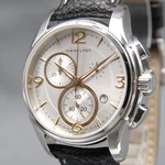 Mint Hamilton Jazzmaster H326120 42MM Chronograph Silver Dial Qz Men's Watch. Fixed Price $349.90.
