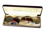 Rare Mentor Watch 7 Jewels Swiss Made Manual Winding Pocket With Box & Fob. Fixed Price $110.88.