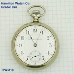 Hamilton Watch Co. Grade: 926. Fixed Price $192.00.