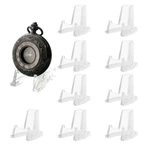 (10) Onfireguy Clear Pocket Watch Display Stand Deluxe Easels With 1/2" Shelf. Fixed Price $16.95.