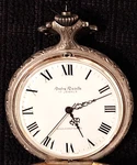 Swiss Andre Rivalle Full Hunter 17 Jewel Pocket Watch Fpo - Needs Service Or. Fixed Price $35.95.