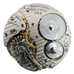 Vintage 16S 1946 Hamilton 5 21J Mechanical Railroad Pocket Watch Movement 992B. Fixed Price $197.75.