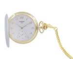 Tissot T-pocket Savonnettes Quartz White Dial T83.9.459.32 Men's Watch. Fixed Price $516.22.