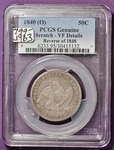 1840 (o) Seated Liberty Half. In Pcgs Holder. Reverse Of 1838. Vf Details. J963. Fixed Price $799.00.
