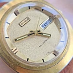 Vintage Benrus Men's Automatic Watch Day/date Tv Matte Granular Dial 1960S. Fixed Price $235.00.
