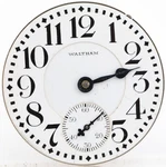 Waltham Crescent St. 21J Railroad 25898426, 16S Pocket Watch Movement, Runs (ia). Fixed Price $149.95.