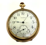1913 Waltham Pocket Watch 12S Grade 220 15J Gold Filled B&b Royal Case. Fixed Price $299.99.