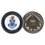 Coast Guard Uscgc Hamilton Wmsl 753 Challenge Coin CC-2278. Fixed Price $17.00.