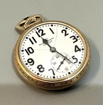 Ball Hamilton 999B 21J 16S Gold Filled Pocket Watch Circa 1951. Fixed Price $595.00.