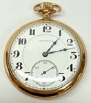 Burlington (illinois) 21J Pocket Watch Sn 3406255 C.1919 Runs Strong Gold Case. Fixed Price $374.95.