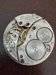 Vintage Size Waltham Pocket Watch Movement Gr. 165 Runs Good. Fixed Price $70.00.