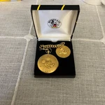 Vintage Disney Colibri Mickey Mouse Pocket Watch And Pen Set Display Case. Fixed Price $175.00.