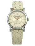Tommy Bahama TB2117 Capri Woven Leather Golden Dial Women's Watch. Fixed Price $350.99.