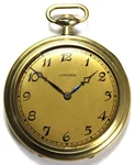Longines 15J 46MM Gold Filled Pocket Watch - Runs. Fixed Price $189.99.