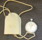 Vintage Hanhart Swing Jewel 1/10 Sec Stopwatch With Cover And Rope. Fixed Price $75.00.
