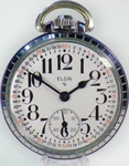 Elgin 575 15 Jewel, Montgomery Dial, Pocket Watch Runs Great. Fixed Price $195.00.