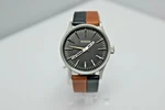 New Nixon Sentry 38 Leather Brown Navy A377 1957-00 $150 Watch. Fixed Price $119.99.