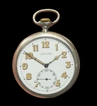 Antique Ulysse Nardin Corps Of Engineers Silver Gold Military Pocket Watch Fine. Fixed Price $1999.99.