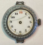 Paskar W. Co Pendant Pocket Watch 7 Jewels Guilloche 925 Silver Swiss. Parts. Fixed Price $95.00.
