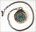 Capezio Quartz Pocket Watch W/chain - Works Perfectly Model #203 Japan Movt.. Fixed Price $19.00.