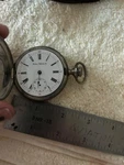 Antique Solar Watch Co. Pocket Hunter Silverode Case. Fixed Price $99.99.