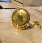 Von Hattenlery Pocket Watch With Chain. Fixed Price $20.00.