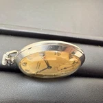Movado Pocket Watch Chronometer Arabic Dial Small Seconds Silver Antique Used. Fixed Price $305.90.
