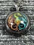 Pocket Watch Quartz Dragon Women Gaming Fantasy Necklace Chain. Fixed Price $12.95.