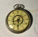 Vintage "seven Seas" Pocket Watch, E. Ingraham, Nautical Dollar. Fixed Price $69.95.