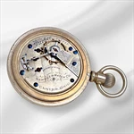 1890 Hampden, 18S, Grade: Dueber, Model: 3, 15J, Train Back, Of, Pocket Watch!. Fixed Price $275.00.