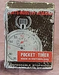 Vintage Pocket Timer Stopwatch Chesterfield Dolmy 1/5 Swiss. (c). Fixed Price $15.00.