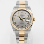 Rolex Datejust 36, 116233, Steel & Gold, Roman Dial, Oyster Bracelet, R.... Fixed Price $12232.50.