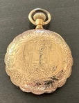 Vintage Elgin Pocket Watch Working 1986 Hunter Case Gilded Model 2 Grade 117. Fixed Price $250.00.