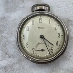 Vintage Westclox Pocket Ben Watch 50MM Silver Tone Works Manual Wind. Fixed Price $22.99.