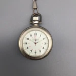 Coleman Pocket Watch Men 42MM Silver Tone Open Face Chain New Battery. Fixed Price $26.99.