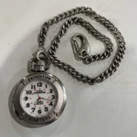 Timex Expedition Open Face Indiglo Pocket Watch New Batteries W/ Chain. Fixed Price $30.00.