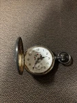 Vintage Arnex 17 Jewel Incabloc Swiss Hunter Pocket Watch Scene Works. Fixed Price $50.00.