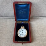 1921 Elgin Veritas 453 Up Down Wind Indicator Pocket Watch Gf 16S 23J Rr Runs. Fixed Price $2900.00.